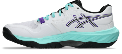 Asics Womens Sky Elite FF4 Indoor Court Shoes - White/Radiant Amethyst