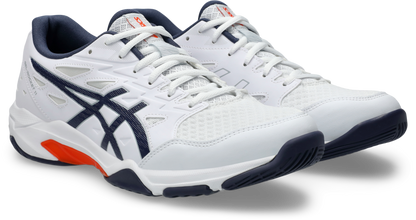 Asics Mens Gel Rocket 11 Indoor Court Shoes - White/Indigo Fog