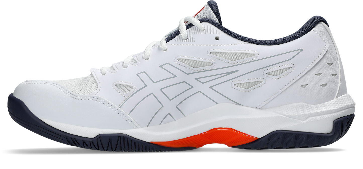 Asics Mens Gel Rocket 11 Indoor Court Shoes - White/Indigo Fog