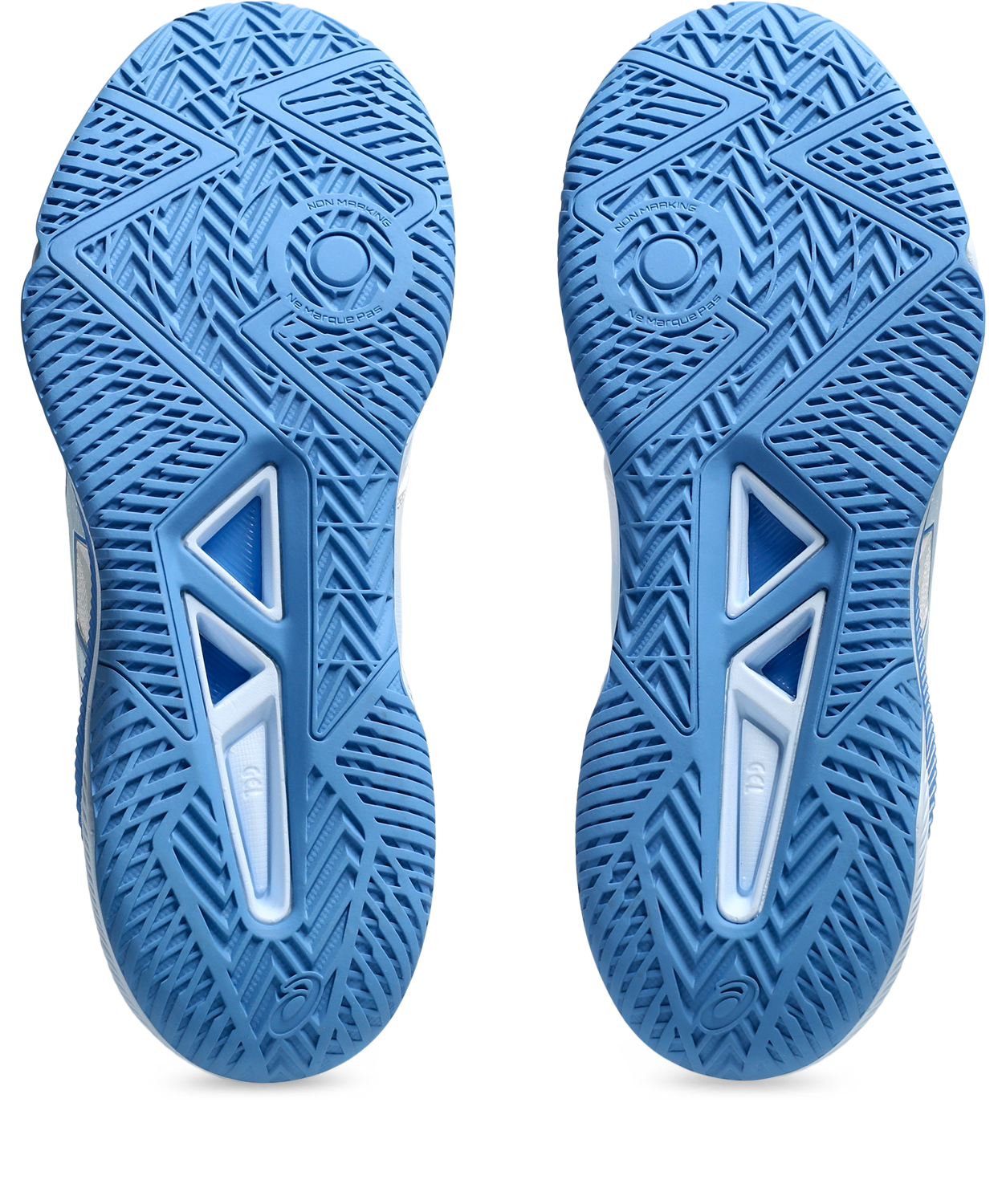 Asics Womens Gel Tactic Indoor Court Shoe - White/Light Blue