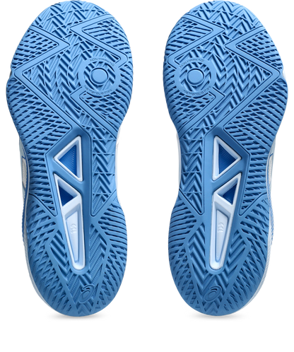 Asics Womens Gel Tactic Indoor Court Shoe - White/Light Blue