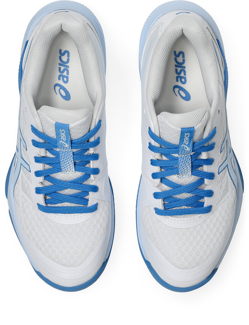 Asics Womens Gel Tactic Indoor Court Shoe - White/Light Blue