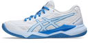 Asics Womens Gel Tactic Indoor Court Shoe - White/Light Blue