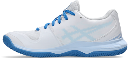 Asics Womens Gel Tactic Indoor Court Shoe - White/Light Blue
