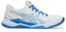 Asics Womens Gel Tactic Indoor Court Shoe - White/Light Blue