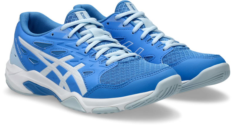 Asics Womens Gel Rocket 11 Indoor Court Shoes - Blue Coast/White