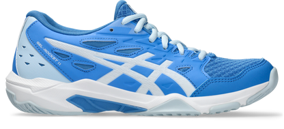 Asics Womens Gel Rocket 11 Indoor Court Shoes - Blue Coast/White