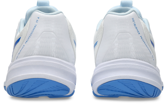 Asics Womens Netburner Professional FF 4 - White/Blue Coast