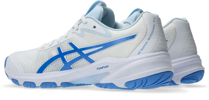 Asics Womens Netburner Professional FF 4 - White/Blue Coast