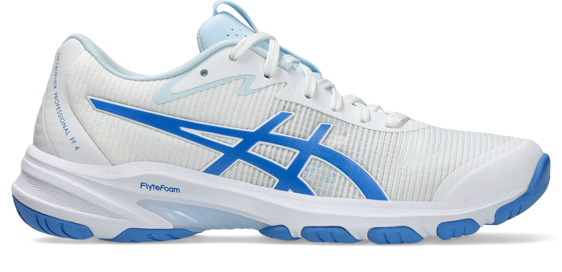 Asics Womens Netburner Professional FF 4 - White/Blue Coast