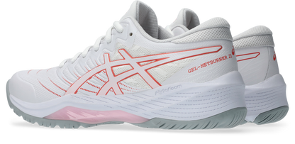 Asics Womens Gel Netburner 21 (D Width) Bio - White/Papaya