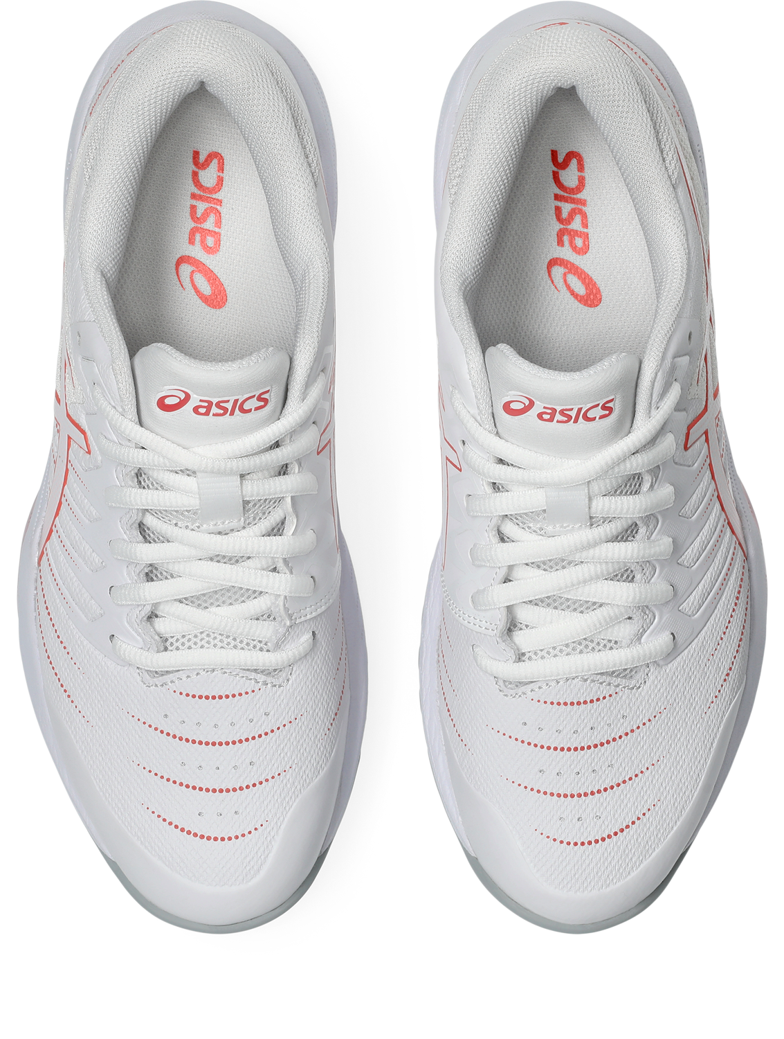 Asics Womens Gel Netburner 21 (D Width) Bio - White/Papaya