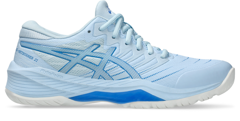 Asics Womens Gel Netburner 21 (D Width) Bio - Light Blue/Blue Coast