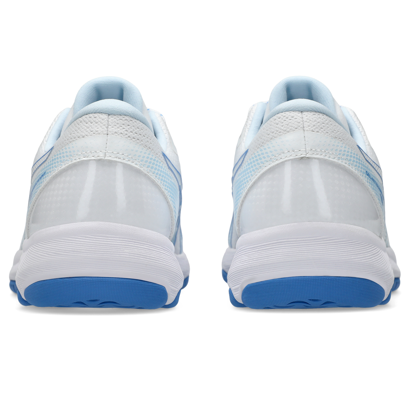 Asics Womens Gel Netburner Academy 10 - White/Light Blue