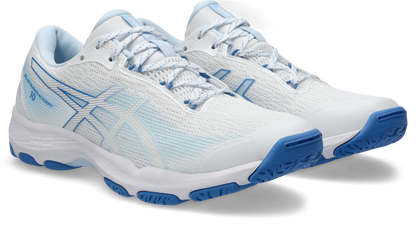 Asics Womens Gel Netburner Academy 10 - White/Light Blue