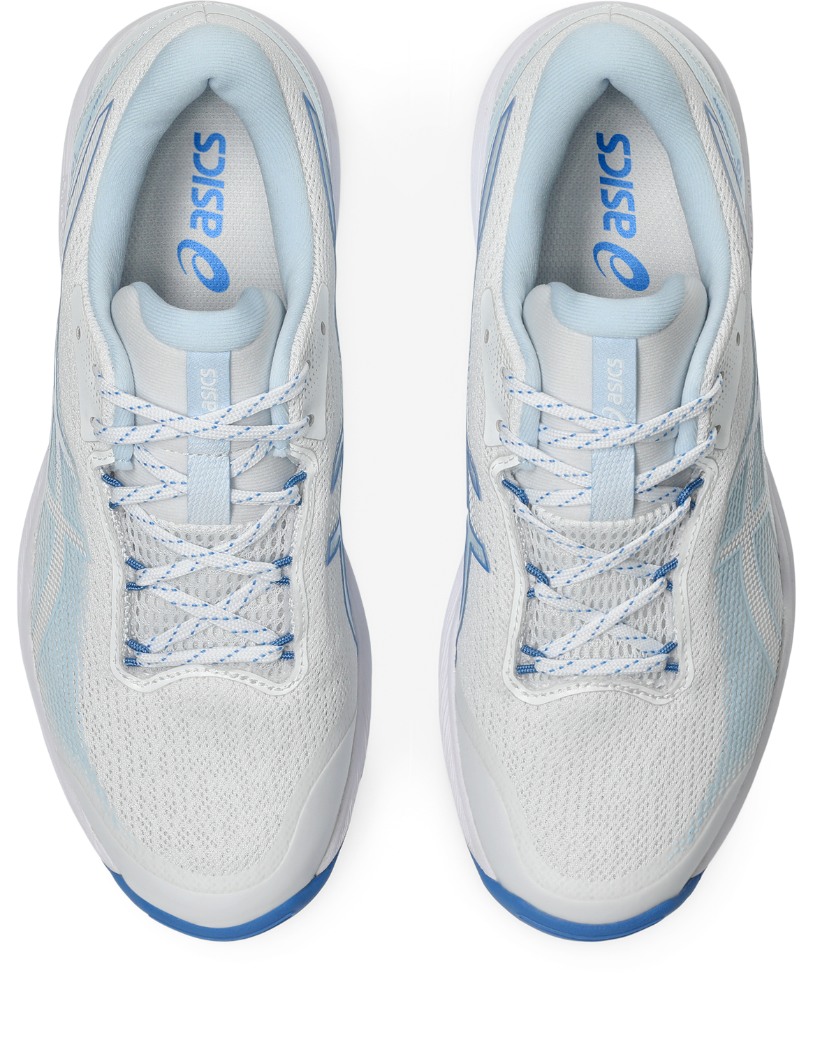 Asics Womens Gel Netburner Academy 10 - White/Light Blue