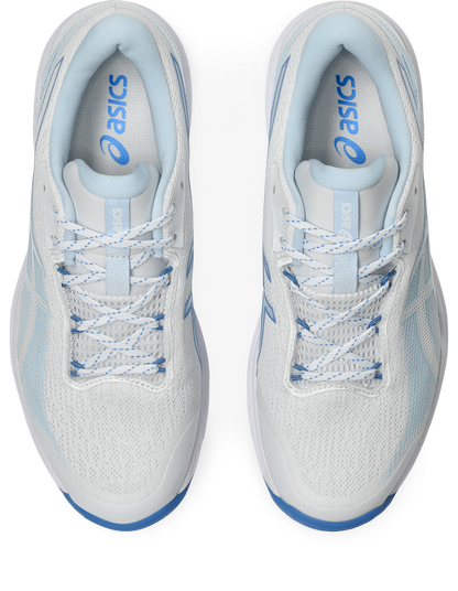 Asics Womens Gel Netburner Academy 10 - White/Light Blue