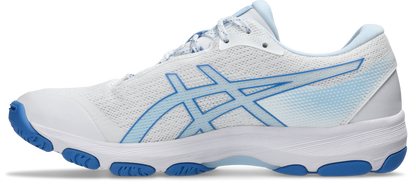 Asics Womens Gel Netburner Academy 10 - White/Light Blue