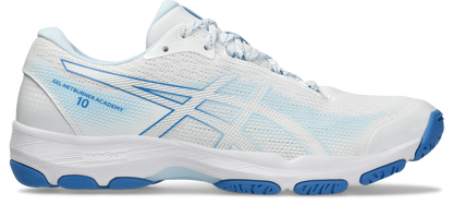 Asics Womens Gel Netburner Academy 10 - White/Light Blue