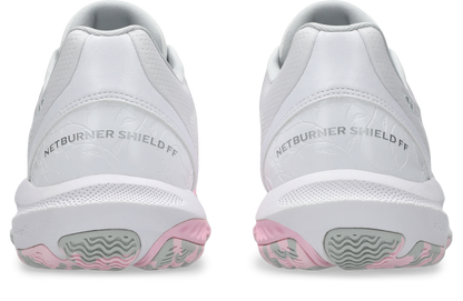 Asics Womens Netburner Shield - White/Cotton Candy