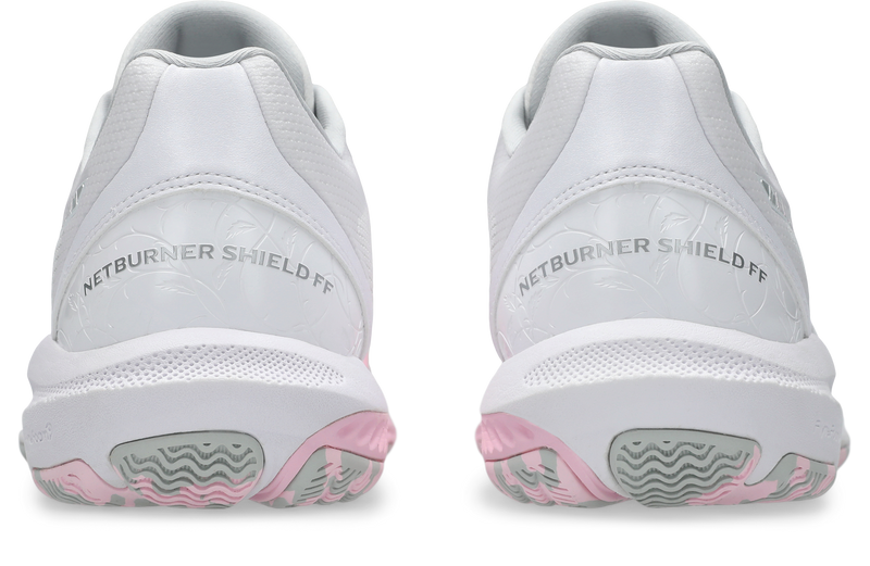 Asics Womens Netburner Shield - White/Cotton Candy