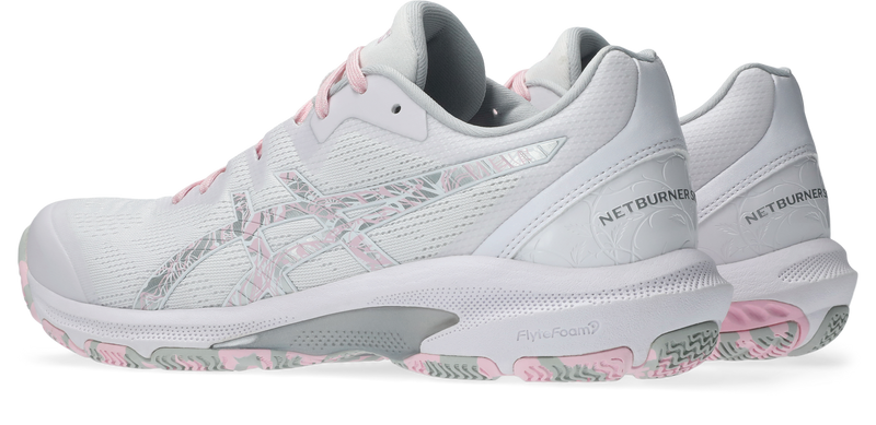 Asics Womens Netburner Shield - White/Cotton Candy