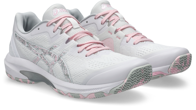 Asics Womens Netburner Shield - White/Cotton Candy