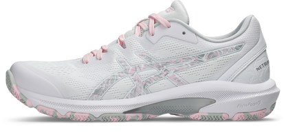 Asics Womens Netburner Shield - White/Cotton Candy