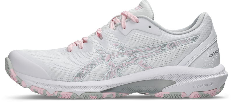 Asics Womens Netburner Shield - White/Cotton Candy