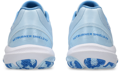 Asics Womens Netburner Shield - Light Blue/White