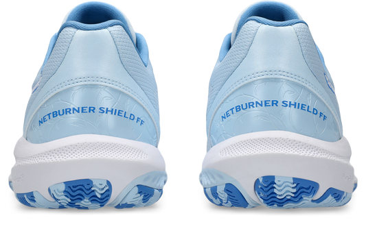 Asics Womens Netburner Shield - Light Blue/White