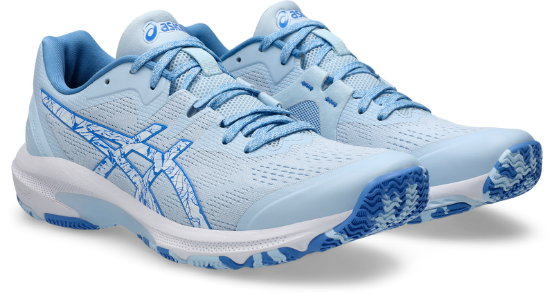 Asics Womens Netburner Shield - Light Blue/White