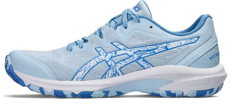 Asics Womens Netburner Shield - Light Blue/White