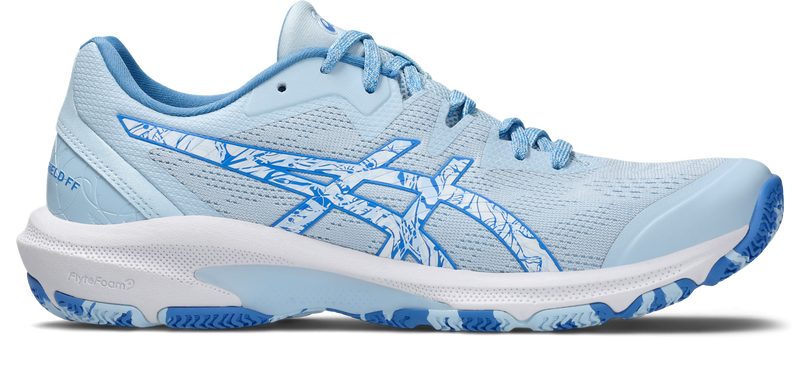 Asics Womens Netburner Shield - Light Blue/White