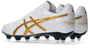 Asics Lethal Speed ST 2 Boots - White/Pure Gold