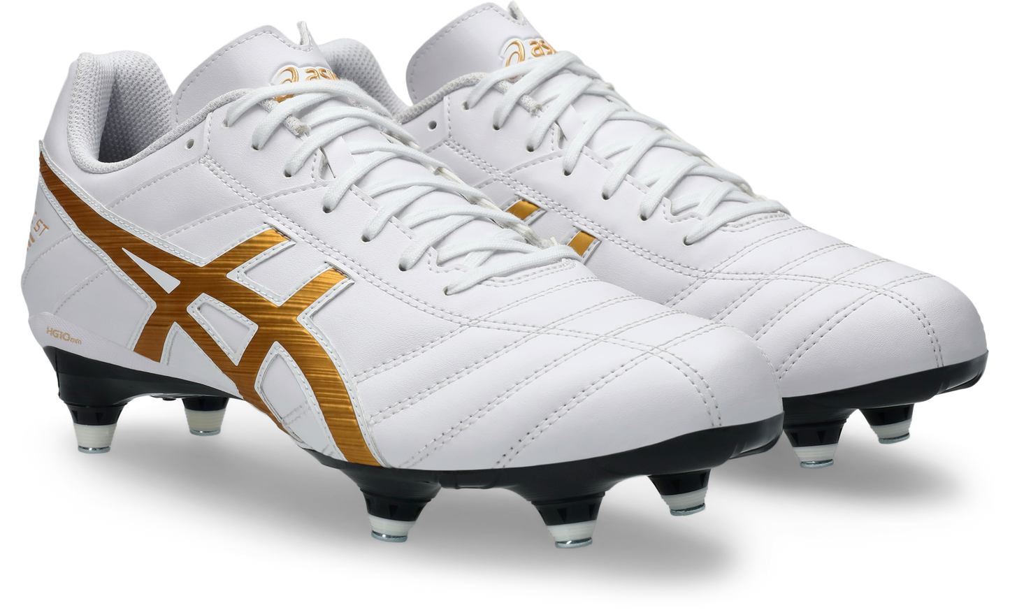 Asics Lethal Speed ST 2 Boots - White/Pure Gold