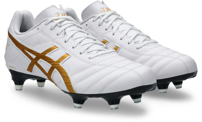 Asics Lethal Speed ST 2 Boots - White/Pure Gold