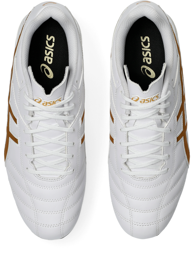 Asics Lethal Speed ST 2 Boots - White/Pure Gold