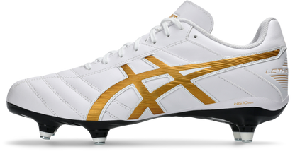 Asics Lethal Speed ST 2 Boots - White/Pure Gold