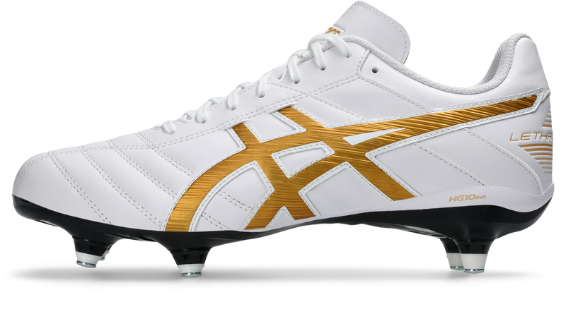 Asics Lethal Speed ST 2 Boots - White/Pure Gold