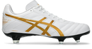 Asics Lethal Speed ST 2 Boots - White/Pure Gold