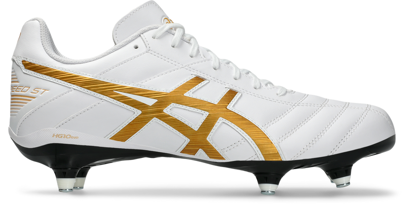 Asics Lethal Speed ST 2 Boots - White/Pure Gold