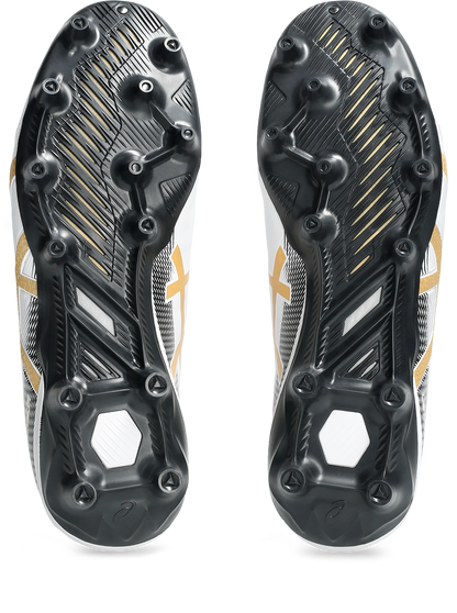 Asics Mens Lethal Tigreor IT FF 3 Wide Boots - White/Pure Gold