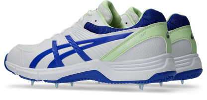 Asics Mens Gel 100 Not Out - White/Neon Blue