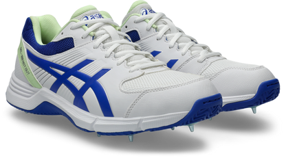 Asics Mens Gel 100 Not Out - White/Neon Blue