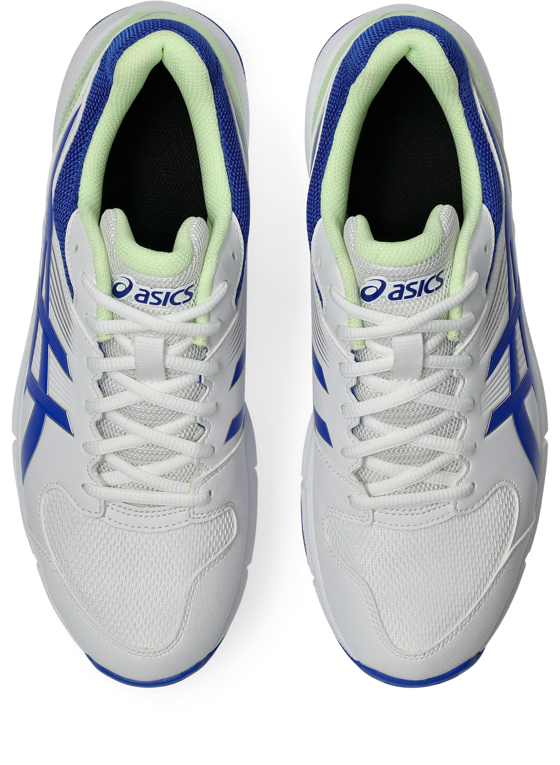 Asics Mens Gel 100 Not Out - White/Neon Blue