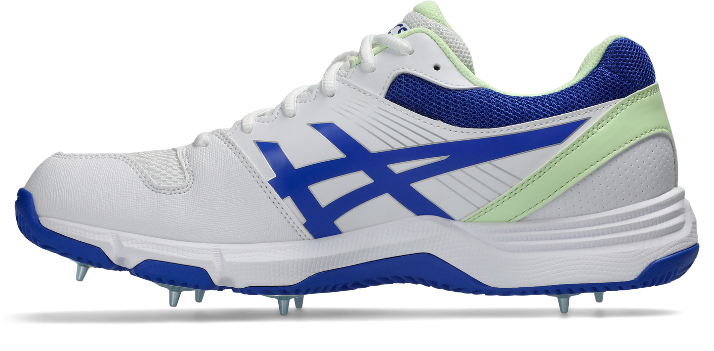 Asics Mens Gel 100 Not Out - White/Neon Blue