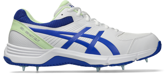 Asics Mens Gel 100 Not Out - White/Neon Blue