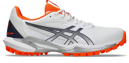 Asics Mens Field Speed FF 2 Hockey Shoe - White/Midnight