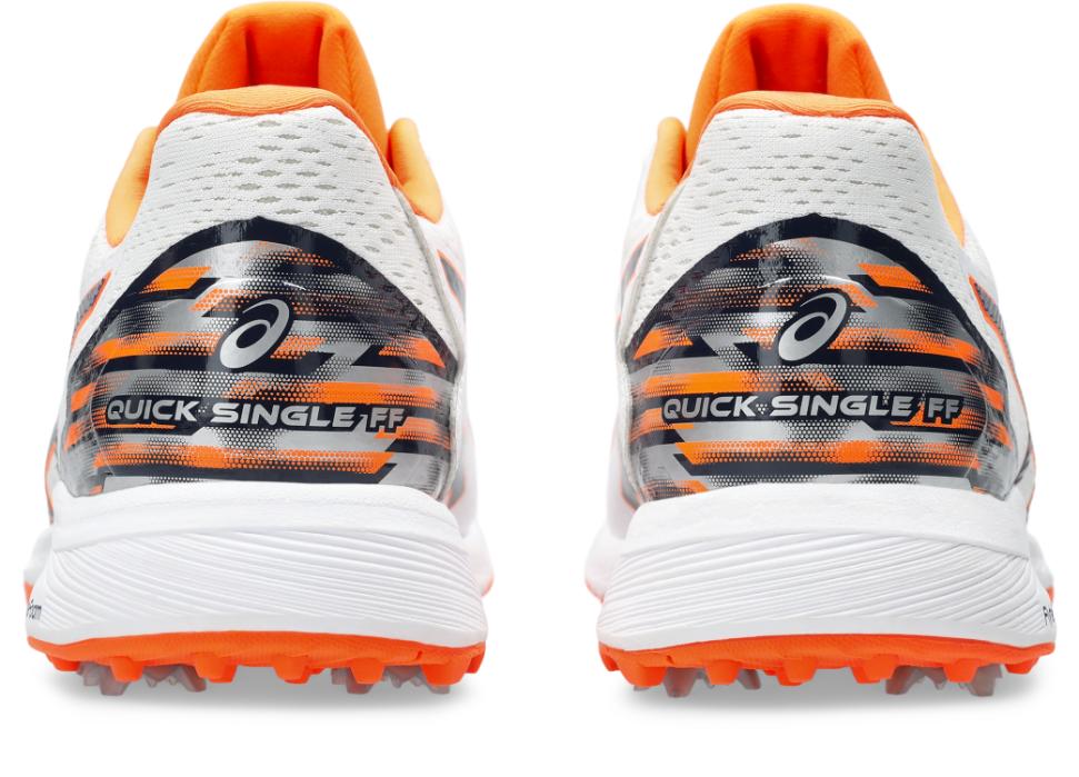 Asics Mens Quick Single Cricket Shoe - White/Midnight